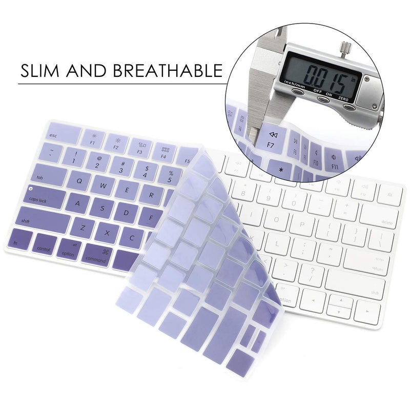Allinside Ombre Deep Purple Cover for Apple Magic Keyboard (MLA22LL/A) with US Layout - Image 4